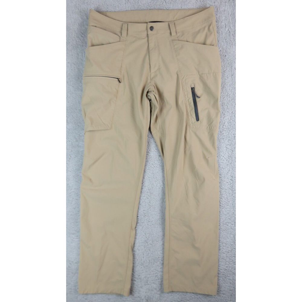 Mens The North Face‎ Brown Cargo Pants Size 36x31 Hiking Outdoors Fishing Casual